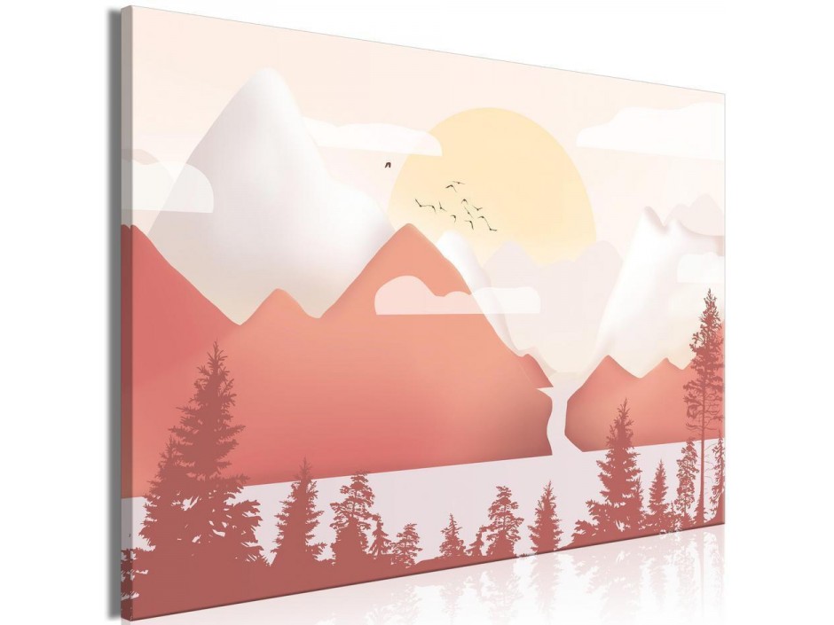 Tableau - Landscape at Sunset (1 Part) Wide