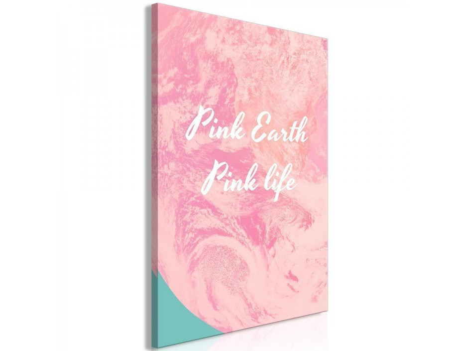 Tableau - Pink Earth, Pink Life (1 Part) Vertical