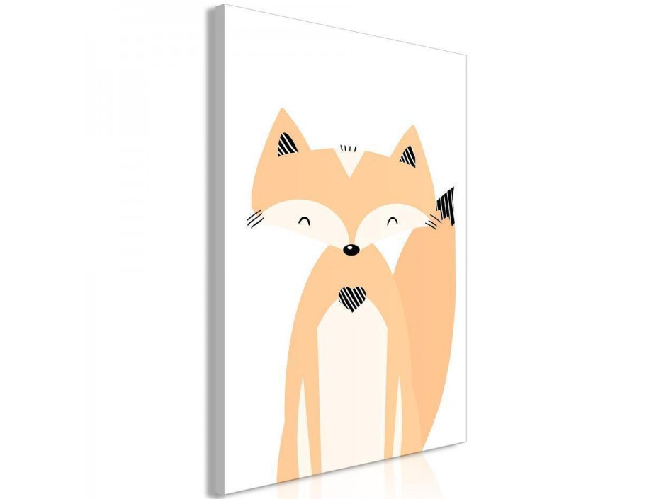 Tableau - Happy Fox (1 Part) Vertical