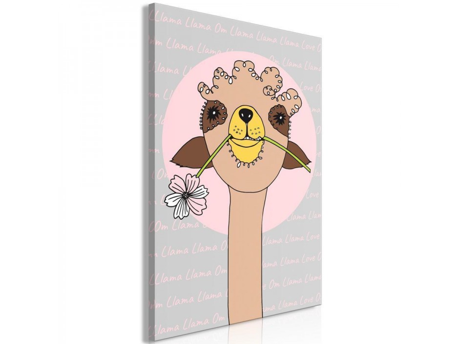 Tableau - Happy Llama (1 Part) Vertical