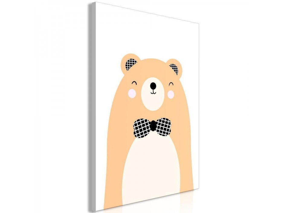 Tableau - Teddy Bear in Bow Tie (1 Part) Vertical