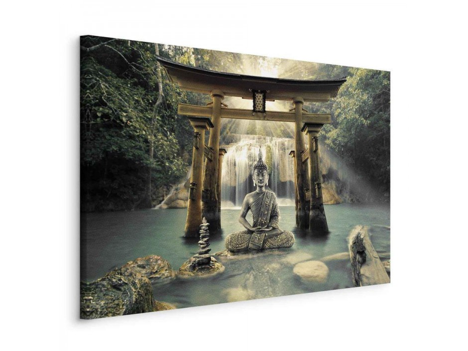Tableau - Buddha Smile (1 Part) Wide