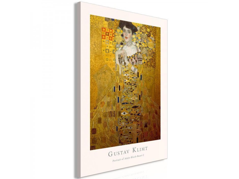 Tableau - Gustav Klimt - Portrait of Adele Bloch (1 Part) Vertical