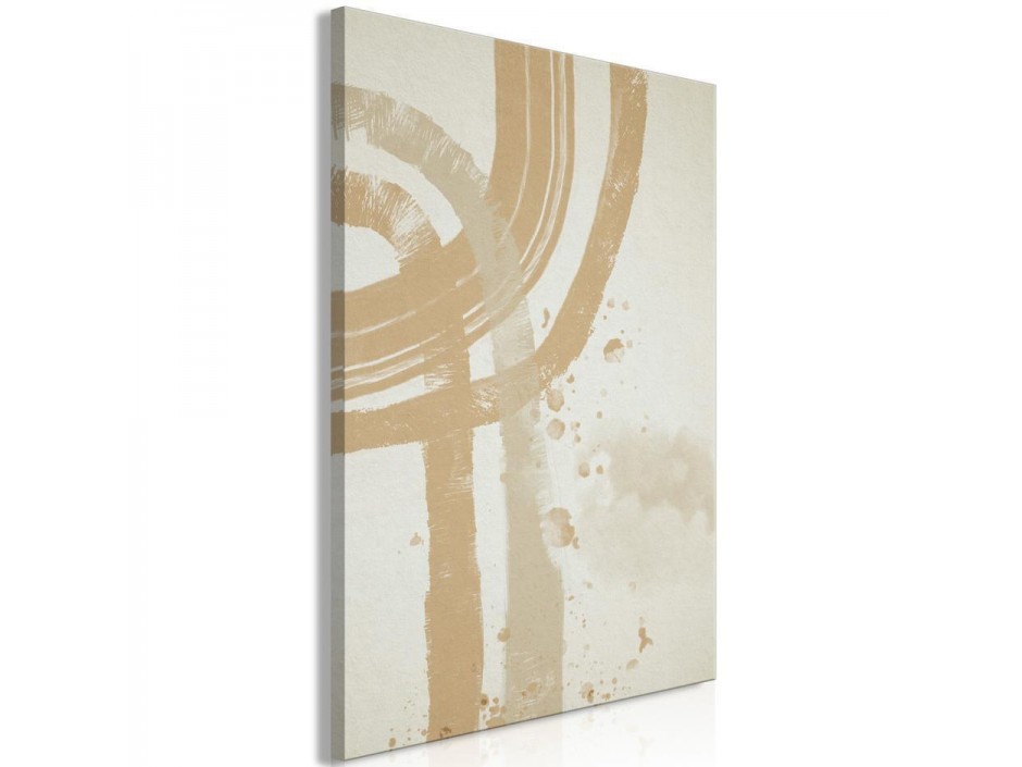 Tableau - Beige Minimalism (1 Part) Vertical