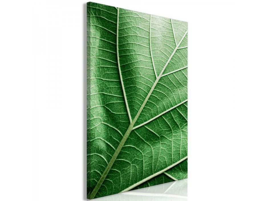 Tableau - Malachite Leaf (1 Part) Vertical