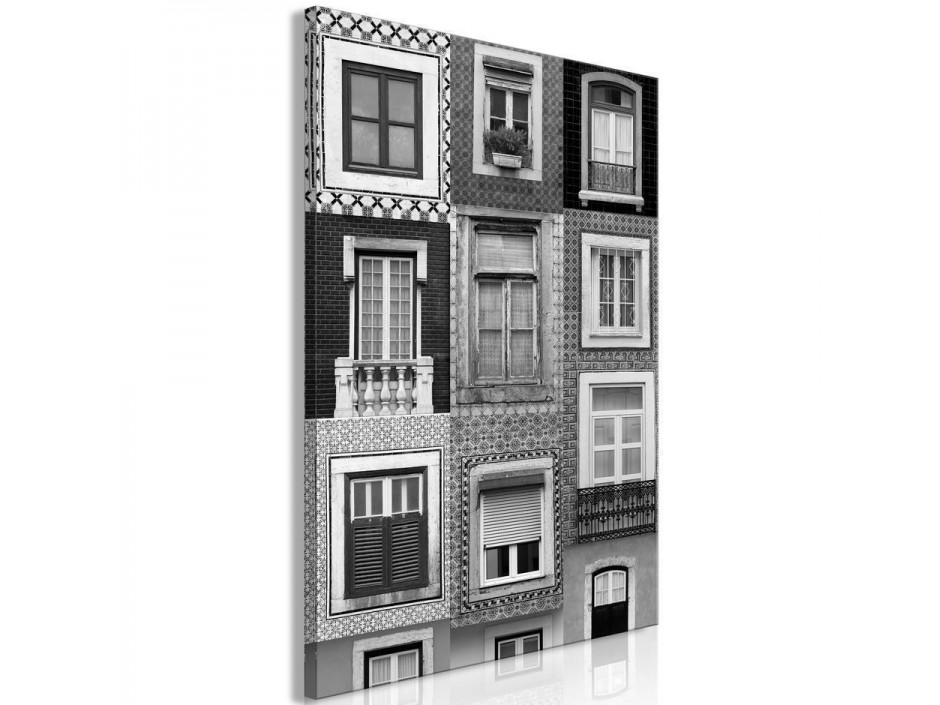 Tableau - Patterned Windows (1 Part) Vertical