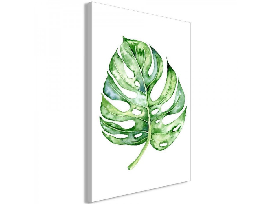 Tableau - Watercolor Monstera (1 Part) Vertical