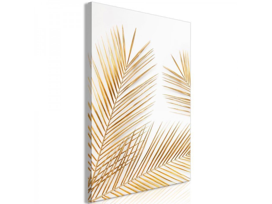 Tableau - Golden Palm Leaves (1 Part) Vertical