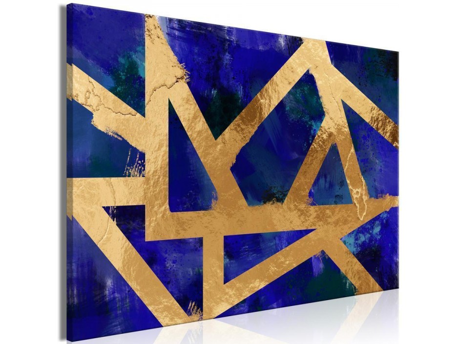 Tableau - Golden Geometry (1 Part) Wide