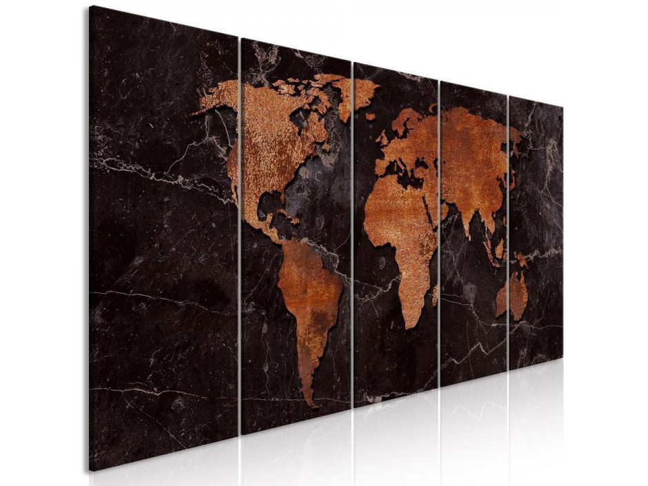 Tableau - Copper Map (5 Parts) Narrow