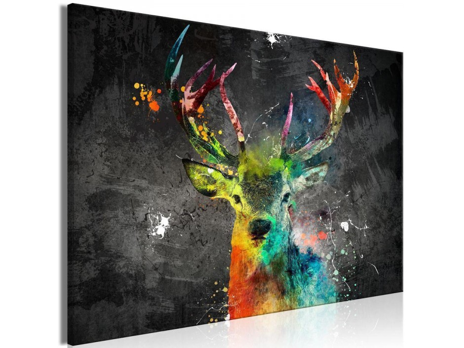 Tableau - Rainbow Deer (1 Part) Wide