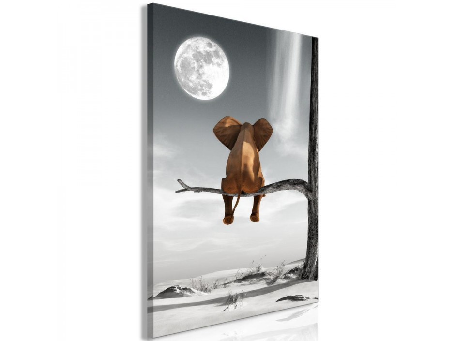 Tableau - Elephant and Moon (1 Part) Vertical