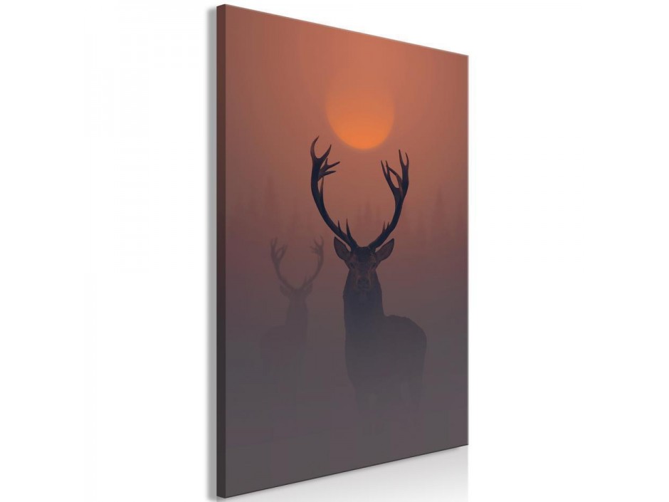 Tableau - Deers in the Fog (1 Part) Vertical