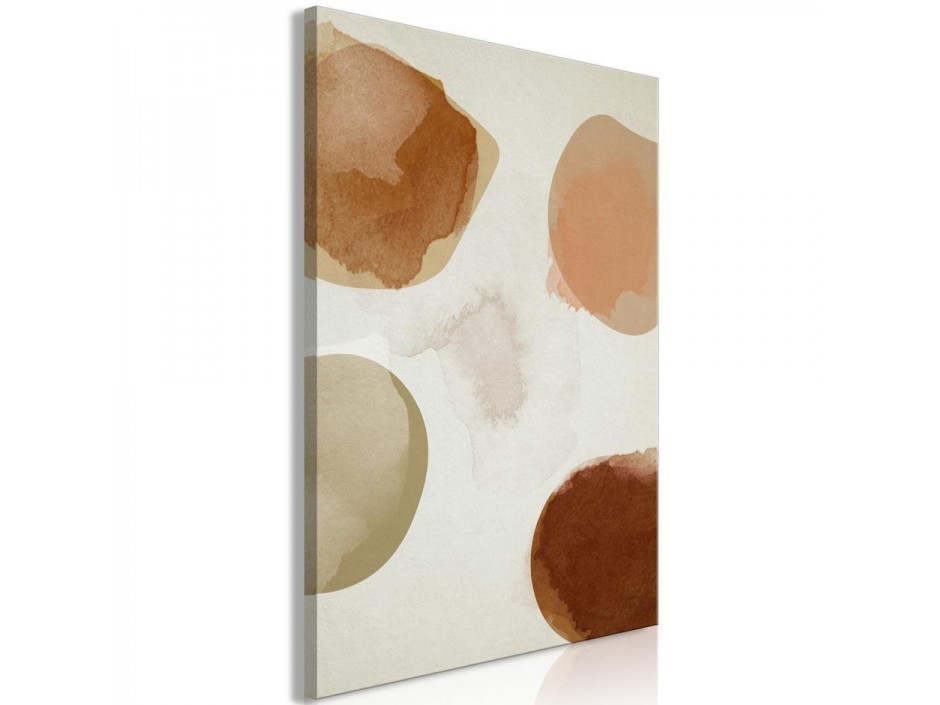 Tableau - Beige Abstraction (1 Part) Vertical