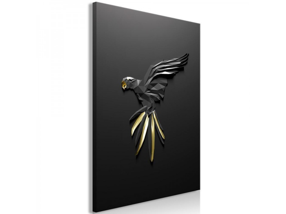 Tableau - Black Parrot (1 Part) Vertical
