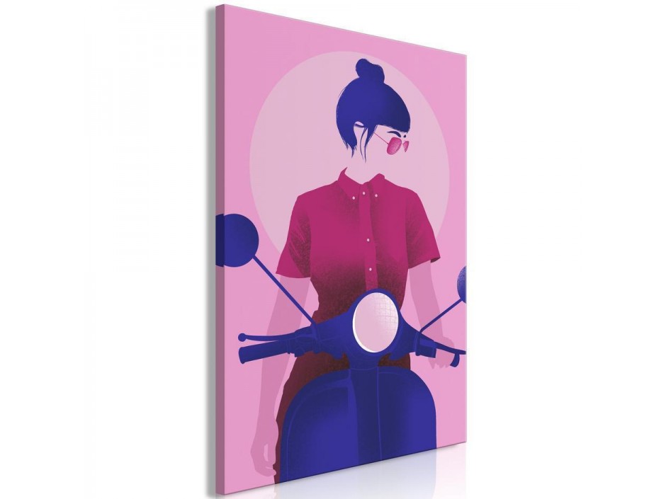 Tableau - Girl on Scooter (1 Part) Vertical