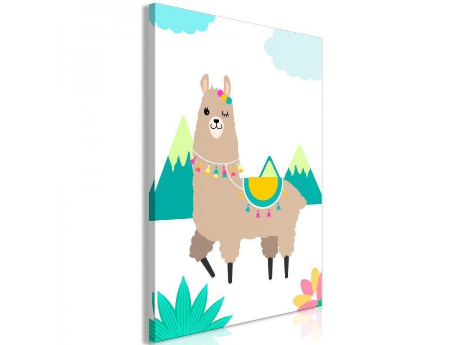 Tableau - Unusual Lama (1 Part) Vertical