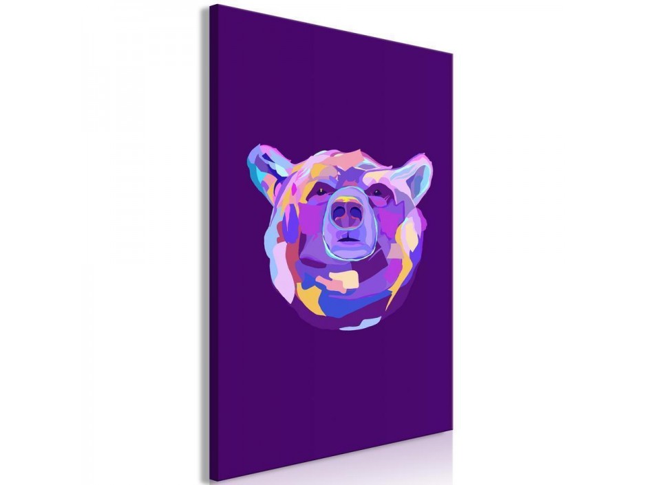 Tableau - Colourful Bear (1 Part) Vertical