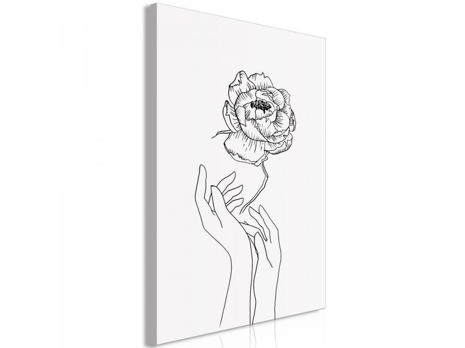 Tableau - Delicate Flower (1 Part) Vertical