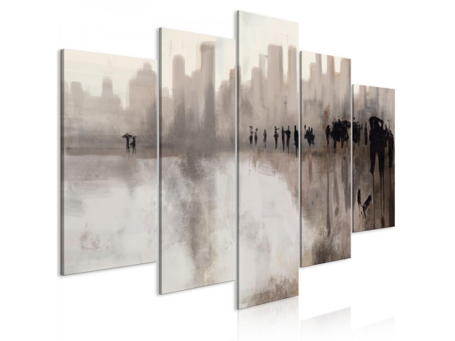 Tableau - City in the Rain (5 Parts) Wide