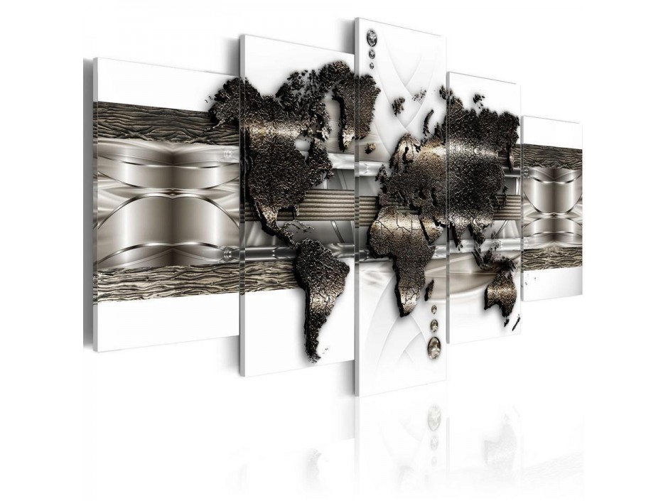 Tableau - Metal World Map II