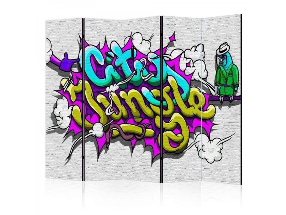Paravent - City Jungle - graffiti II