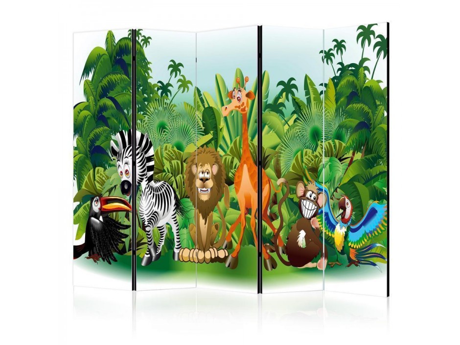Paravent - Jungle Animals II