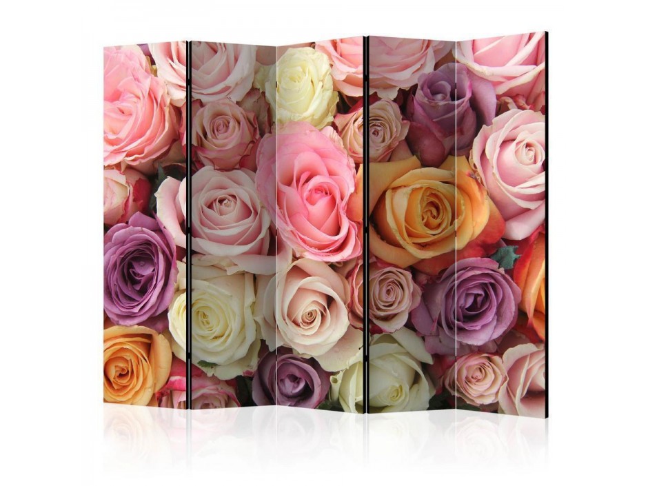 Paravent - Pastel roses II