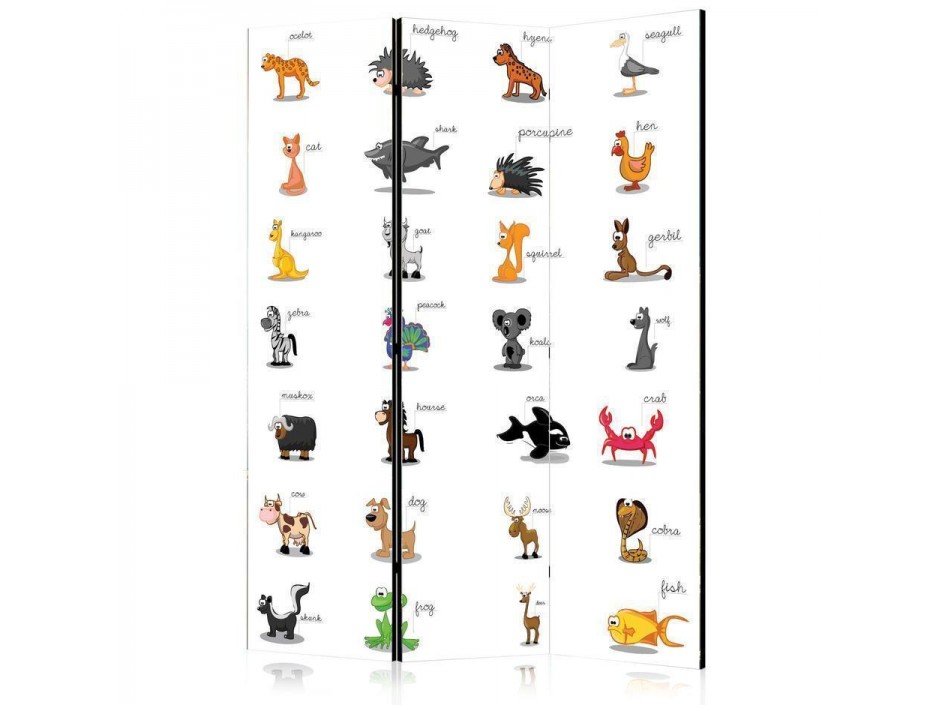 Paravent - Learning by playing (animals)