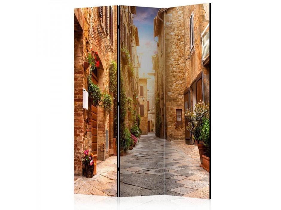 Paravent - Colourful Street in Tuscany