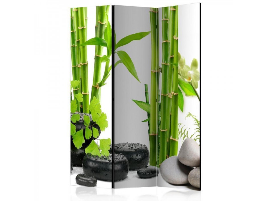 Paravent - Bamboos and Stones
