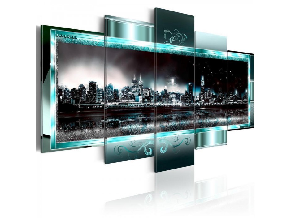 Tableau - Turquoise New York: Starry Night