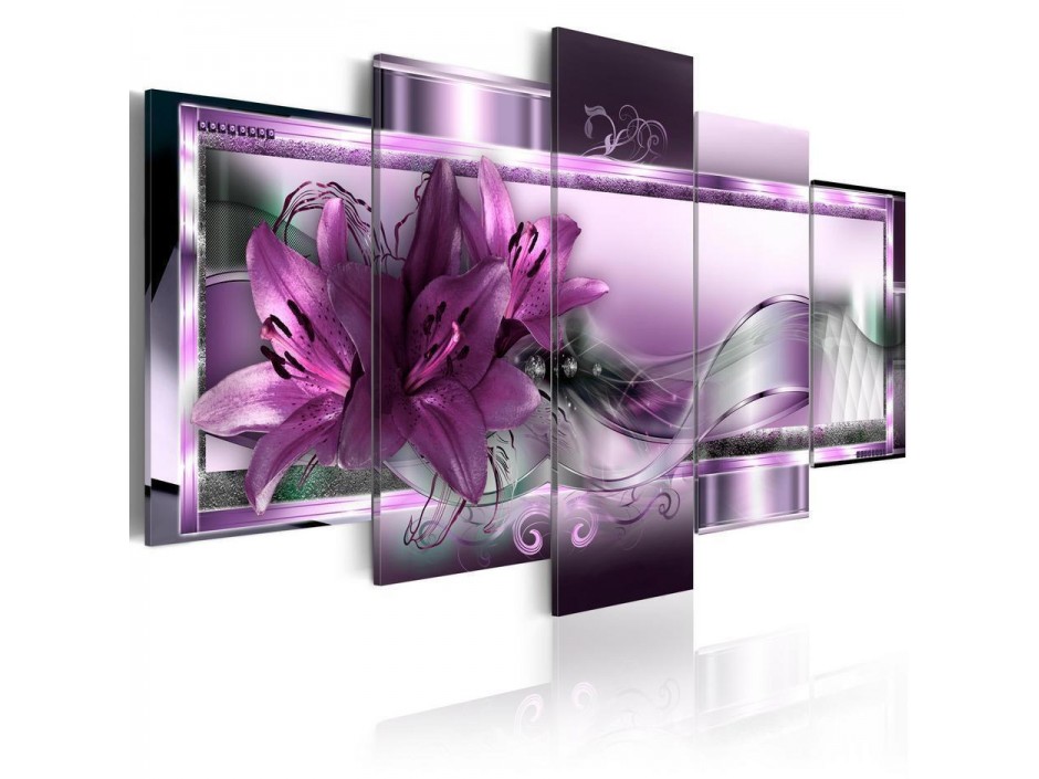 Tableau - Purple Lilies