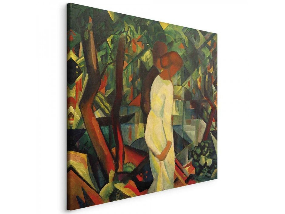 Tableau - Paar im Wald (August Macke)