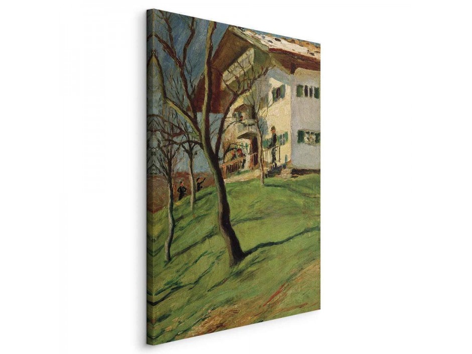 Tableau - Unser Häuschen in Tegernsee (August Macke)
