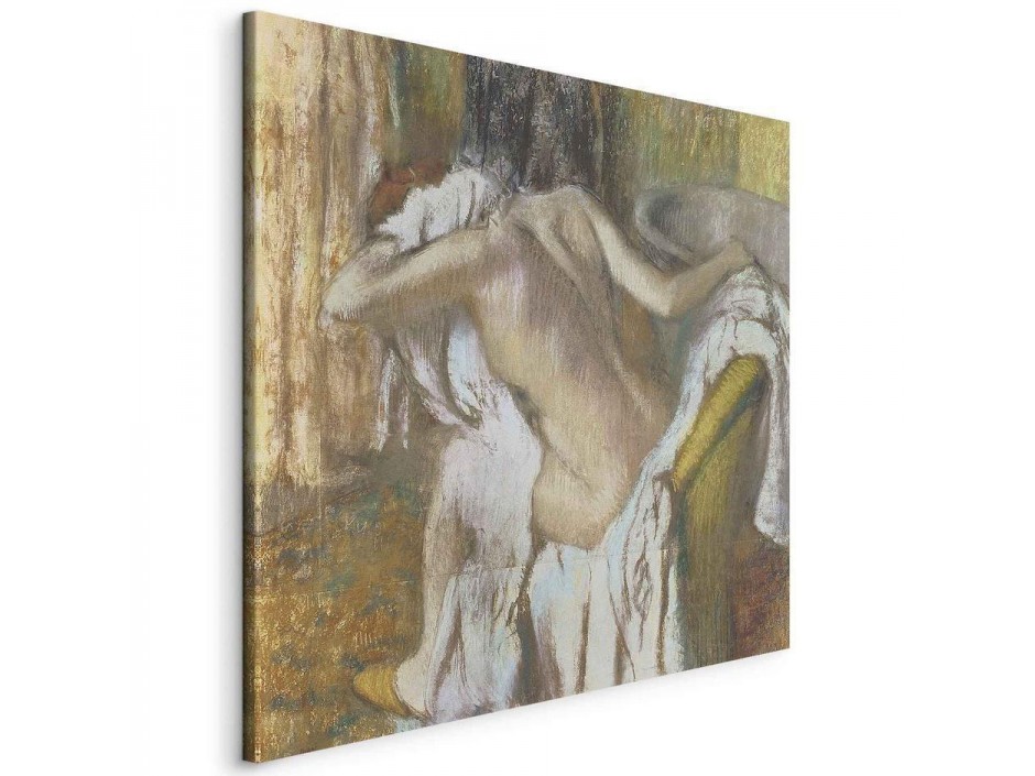 Tableau - Woman drying herself (Edgar Degas)