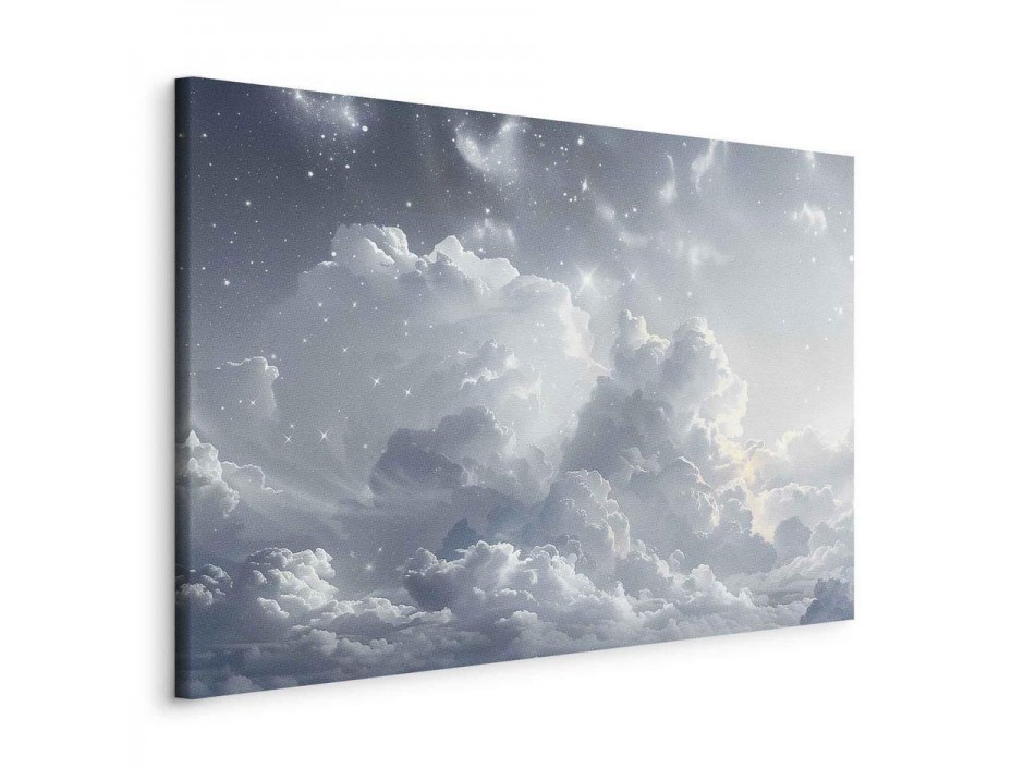 Tableau - Astral Calm: Stars Scattered Over Delicate Clouds