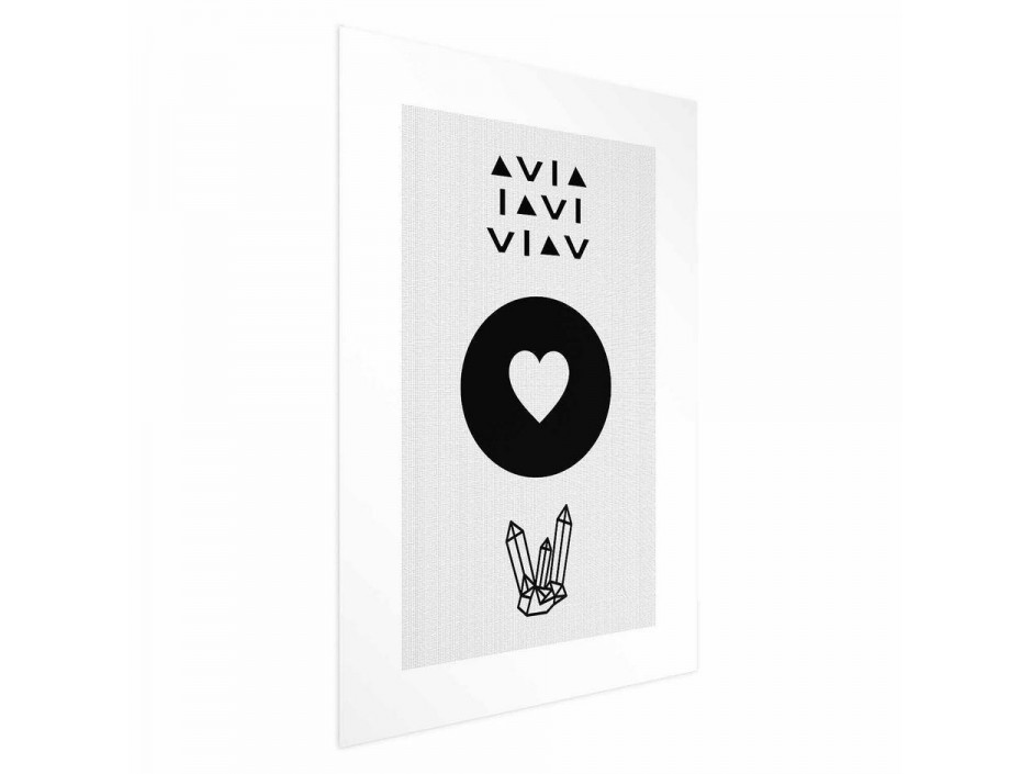 Poster - Heart and Crystals