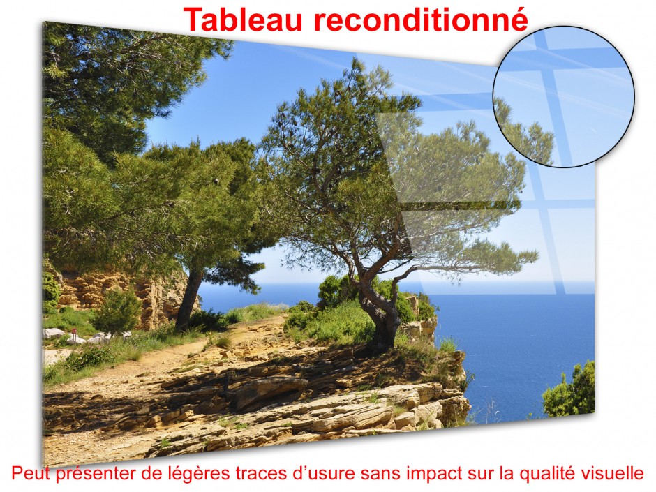Tableau déco plexiglas décoratif paysage de la côte d'azur