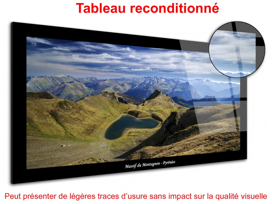 Tableau déco plexiglas montagne des Pyrénées