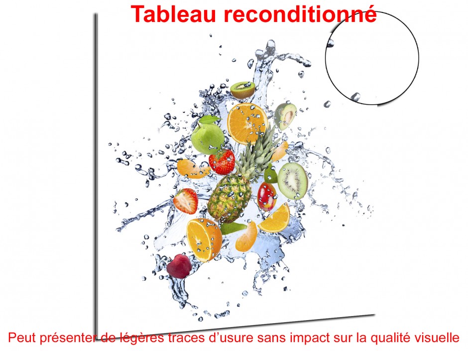 Tableau déco plexiglas décoration mélange de Fruits