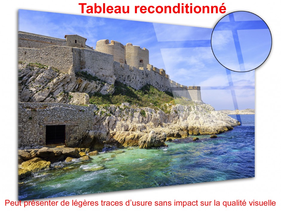 Tableau déco plexiglas décoration murale photo château d'If
