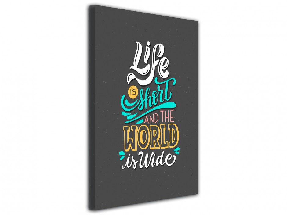 Tableau toile imprimée Monde Ouvert