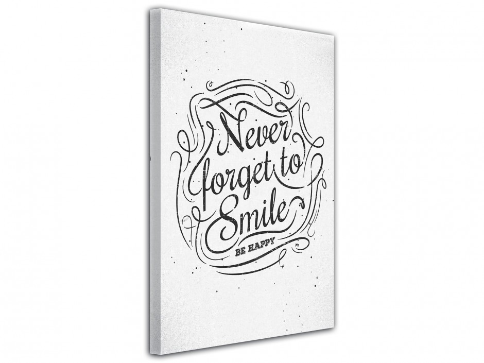 Tableau toile imprimée Sourire Toujours