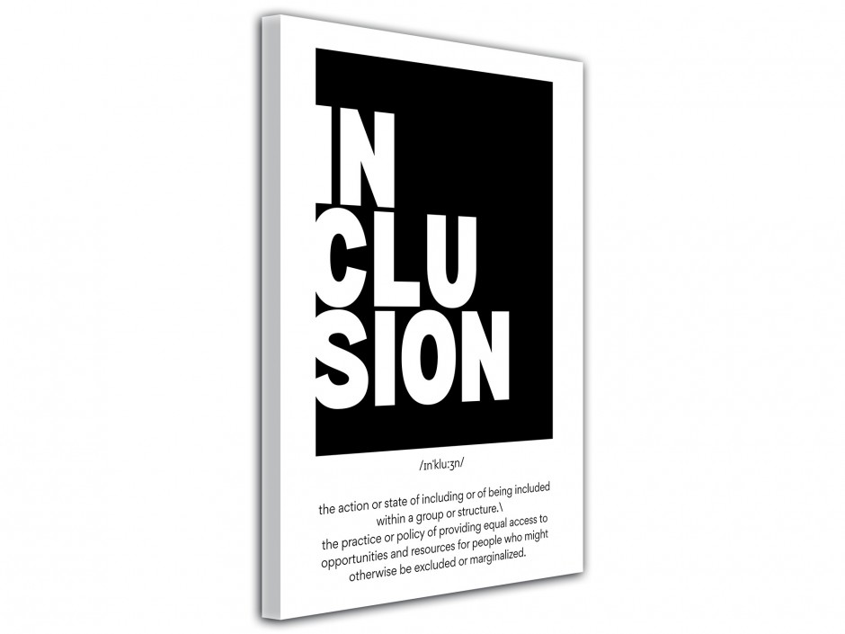 Tableau toile imprimée Inclusion