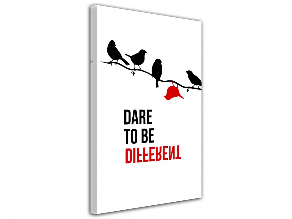 Tableau toile imprimée Ose être différent