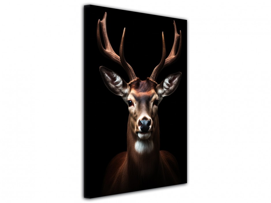 Tableau toile imprimée Cerf majestueux