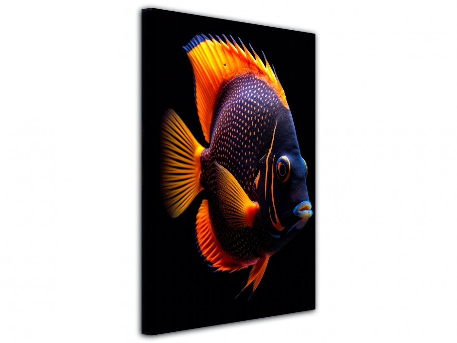 Tableau toile imprimée Poisson Tropical Éclatant