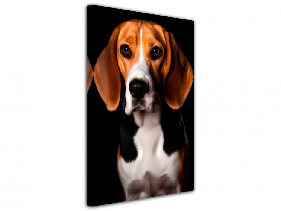 Tableau toile imprimée Chien Beagle Pop Art