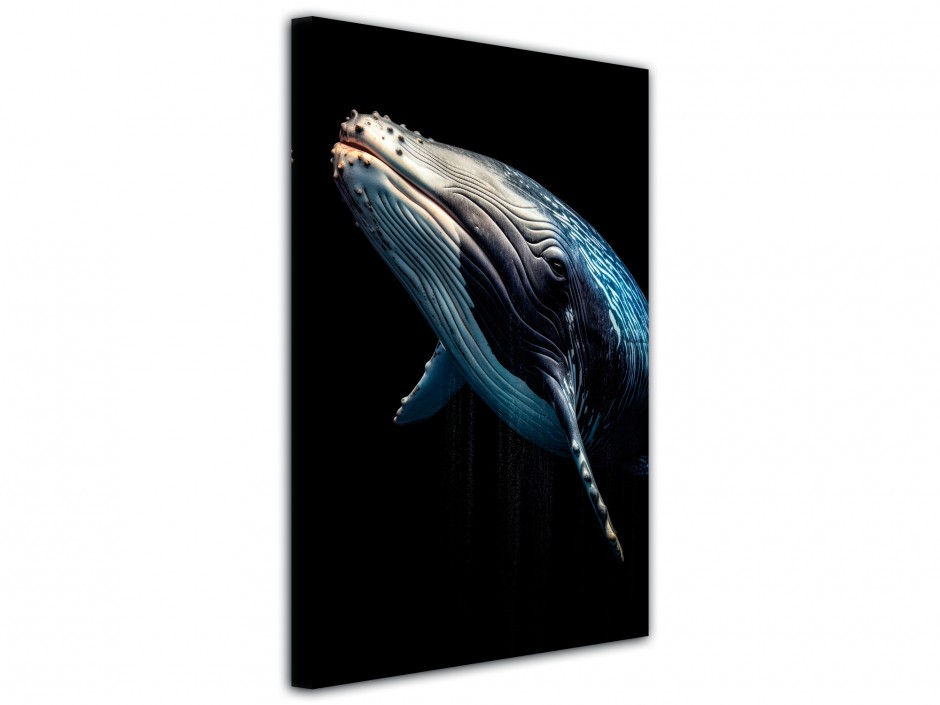 Tableau toile imprimée Baleine Majestueuse